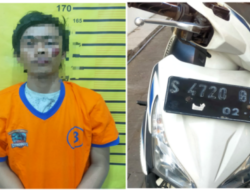 Polisi Selamatkan Maling Motor