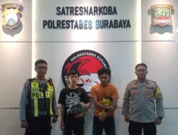 Dua Pengendara di Wonokromo Surabaya Diringkus, Kedapatan Bawa 17 Butir Pil ‘Y