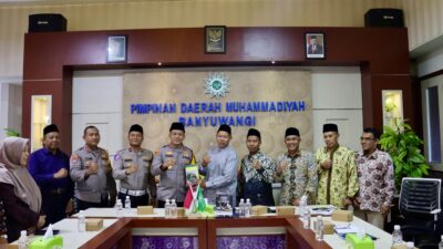Cooling System, Kapolresta Banyuwangi Silaturahmi ke PD Muhammadiyah Pererat Sinergitas Wujudkan Pilkada 2024 Damai