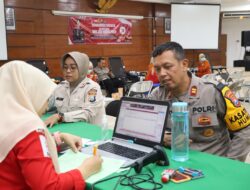 Sambut HUT Ke-73 Humas Polri, Polres Pelabuhan Tanjung Perak Gelar Donor Darah