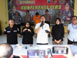 Polresta Sidoarjo Amankan Tersangka Cabuli Gadis Dibawah Umur