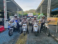 Polwan Polres Gresik Jadi Pionir Patroli Kendarai Motor Listrik Edukasi Ramah Lingkungan