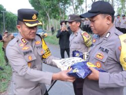Polres Nganjuk Dorong Ketahanan Pangan Melalui Penanaman Jagung dan Budidaya Ikan di Lahan 12,2 Hektare