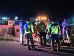 Patroli Kamtibmas Pasca Pilkada 2024, Polres Bangkalan Bubarkan Aksi Balap Liar
