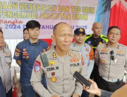 Jelang Nataru, Ditlantas Polda Jatim Laksanakan Ramcek Angkutan Umum dan Tes Urine Pengemudi