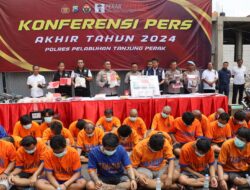 Polres Pelabuhan Tanjung Perak Ungkap 356 Kasus Narkoba Sepanjang 2024, Selamatkan 13.884 Jiwa dari Bahaya Narkotika