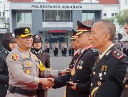 151 Personel Polrestabes Surabaya Naik Pangkat, 32 Purnawirawan Dilepas dengan Penuh Kebanggaan
