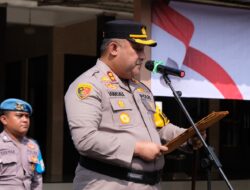 Kapolres Pelabuhan Tanjung Perak Pimpin Sertijab Dua Kapolsek dan Kasat Binmas
