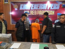 Polres Pasuruan Berhasil Amankan Tersangka Pembunuhan Tukang Las di Purwosari