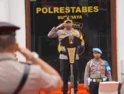 Kapolrestabes Surabaya Pimpin Sertijab Kabag SDM, Kapolsek Tenggilis Mejoyo, dan Kapolsek Lakarsantri