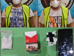 Dua Pengedar Sabu Diringkus, Polisi Sita Barang Bukti 14,474 Gram Sabu Siap Edar