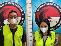 Pasutri Asal Sidotopo Ditangkap Saat Edarkan Sabu Puluhan Paket Diamankan 