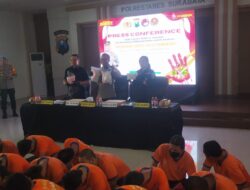 Polrestabes surabaya ungkapan kasus narkotika sebanyak  236 dan tersangka 323 