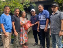 Aliansi peduli dan pemerhati desa , menyalurkan bantuan sembako kepada masyarakat yang kurang mampu di perumahan wisma tropodo