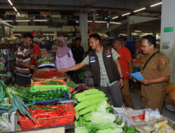 Satgas Pangan Polres Mojokerto Kota Sidak Pasar Stok Bapokting Jelang Ramadhan Stabil