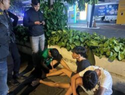 Tim Jogoboyo 97 Polrestabes Surabaya Amankan 3 Remaja Perang Sarung