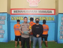 Polres Pelabuhan Tanjung Perak Tangkap Tiga Pelaku Penusukan di Jl. Jakarta Surabaya, Satu Pelaku DPO