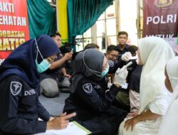 Polres Pelabuhan Tanjung Perak Gelar Bakti Kesehatan untuk Anak Yatim Piatu di Panti Asuhan Rumah Harapan