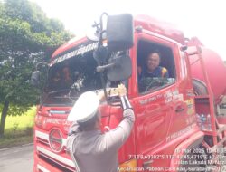 Polres Pelabuhan Tanjung Perak Gelar Sosialisasi Tagline ‘Mudik Aman Keluarga Nyaman’ dan Hotline Mudik 110