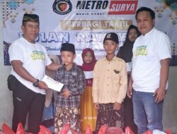 Ramadan Penuh Berkah: Media Metrosurya.com Berikan Santunan Anak Yatim dan Pembagian Takjil
