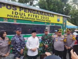 Kapolres Pelabuhan Tanjung Perak Bersama Forkopimda Surabaya Cek Kesiapan Pos Pengamanan Idul Fitri 1446 H