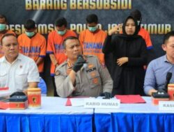 Polda Jatim Berhasil Ungkap Kasus Oplos LPG di Jombang Empat Tersangka Diamankan