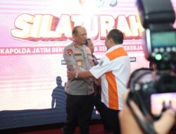 Polda Jatim Gelar Silaturahmi dan Halal Bihalal dengan Serikat Pekerja Se-Jatim