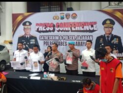Polrestabes surabaya ringkus perampok mobil daihatsu sigra