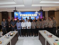 Polres Pelabuhan Tanjung Perak Sambut Peserta Didik Sespimmen Polri Dikreg ke-65 untuk Kuliah Kerja Profesi