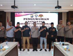 Polres Pelabuhan Tanjung Perak Kukuhkan Satgas Sentot Prawirodirdjo untuk Amankan Malam Satu Suro