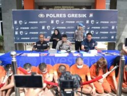Satreskobo polres gersik berhasil amankan jaringan narkoba antar propinsi