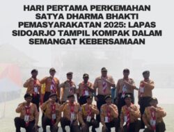 Perkemahan satya dharma bhakti pemasyarakatan 2025 resmi di mulai dengan semarak Dan penuh semangat kebersamaan