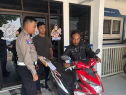 Operasi Lalu Lintas Polres Pasuruan Berhasil Temukan Motor Hilang 7 Bulan di Jombang