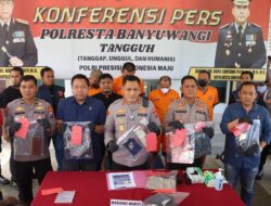 Polresta Banyuwangi Bongkar Sindikat Curanmor, Empat Tersangka Diamankan