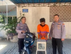 Polsek Kenjeran Amankan Pencuri Kotak Amal di Mushola Al Muwahhidin Surabaya 