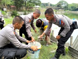 Live In’ : Siswa Diktukba SPN Polda Jatim Edukasi Budidaya Bandeng dan Jamur di Gresik