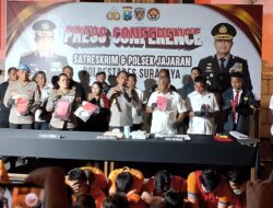 Polrestabes surabaya berhasil ungkap kasus curanmor