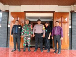 Berikan Rasa Aman, Polres Pelabuhan Tanjung Perak Gelar Pengamanan Kebaktian Umat Kristiani