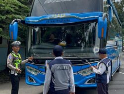 Operasi Keselamatan Semeru 2026 Polres Mojokerto Kota Pastikan Kelaikan Angkutan Umum