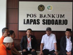 Lapas kelas IIA Sidoarjo berikan bantuan hukum kepada warga binaan pemasyarakatan ( WBP) 