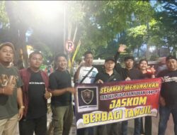 Jurnalis Satu Komando Berbagi Ratusan Takjil Pada Bulan Suci Ramadhon 1447 Hijriyah