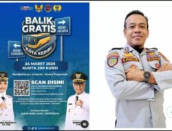Dishub Kota Kediri Gelar Program Arus Balik Gratis 2026