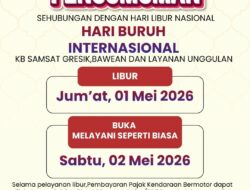 Samsat Gresik Libur Sehari, Permudah Pelayanan Humanis Tetap Menjadi Prioritas Utama