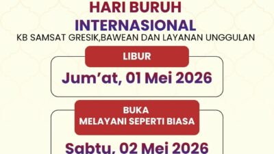 Samsat Gresik Libur Sehari, Permudah Pelayanan Humanis Tetap Menjadi Prioritas Utama