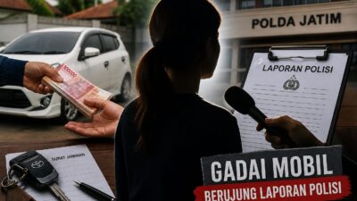 Kasus Gadai Mobil Bergulir ke Polda Jatim, Dugaan Pembunuhan Karakter Mengemuka