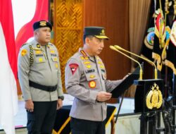 Kapolri Pimpin Pelantikan dan Sertijab Sejumlah PJU Mabes Polri dan Kapolda