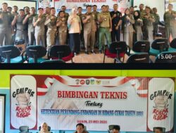 Puluhan Anggota Satpol PP Kabupaten Kediri bidang Ketentraman dan Ketertiban Umum (Trantib) mendapat pembekalan Bimbingan Teknis tentang Ketentuan Perundang Undangan di Bidang Cukai tahun 2026.