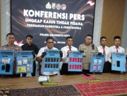 Polres Mojokerto Kota Ungkap Narkoba Temukan 330 Catride Vape Berisi Etomidate