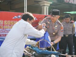 Sambut Hari Bhayangkara Ke-80, Polres Mojokerto Kota Gelar Pemeriksaan Kesehatan Gratis