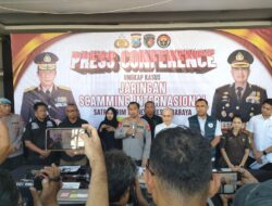 Polrestabes Surabaya ungkap Jaringan Scamming Internasional, 45 Pelaku Diamankan